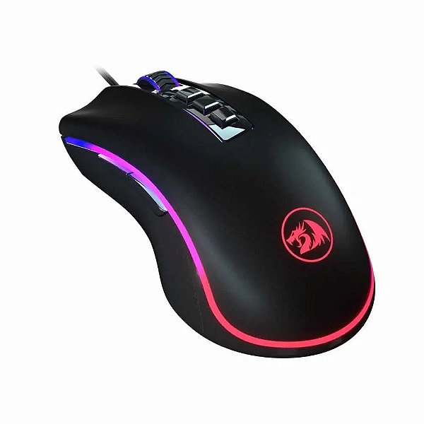 Mouse Gamer Redragon King Cobra2 FPS RGB, 24000 DPI, 7 Botões Programáveis, Black, M711-FPS-1