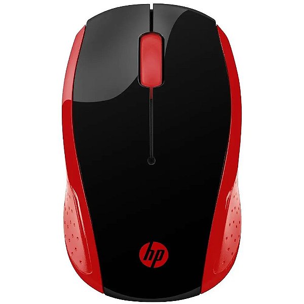Mouse Sem Fio HP 200 Oman Vermelho
