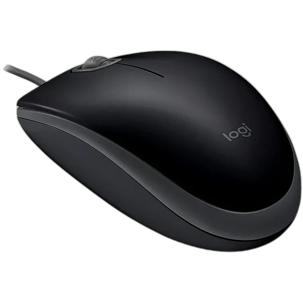 Mouse Logitech M110 USB Preto, Clique Silencioso, Design Ambidestro, Plug and Play, 910-006756