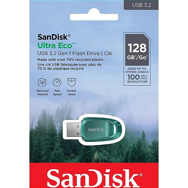 Pen Drive 128GB Sandisk Ultra Eco USB 3.2