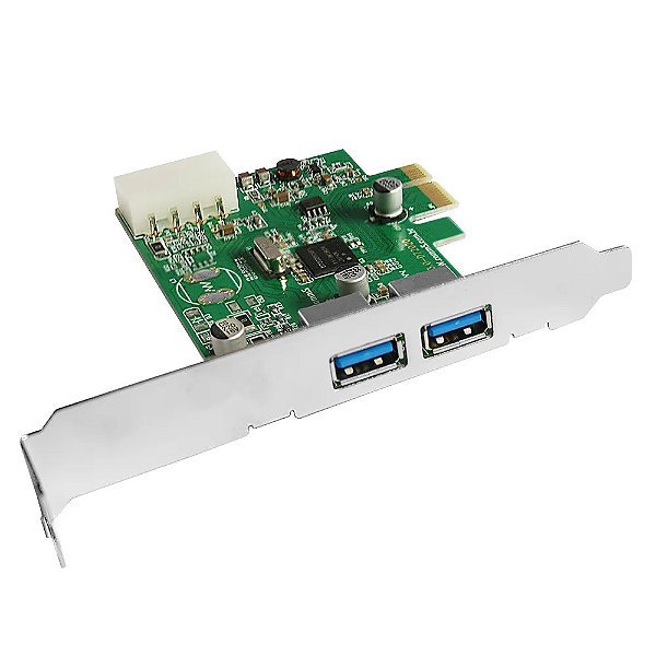 Placa PCI-E 2 Portas USB 3.0