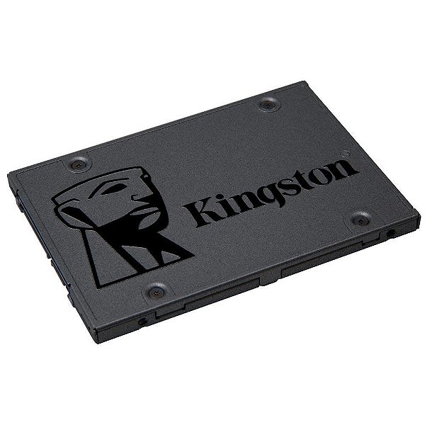 SSD Kingston 240GB A400, Sata III, Leitura 500MBs Gravação 350MBs, SA400S37/240G