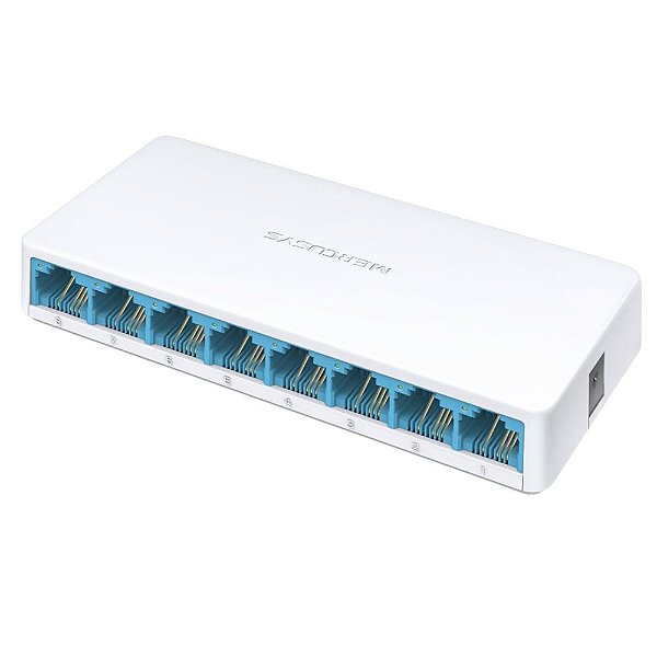 Switch 8 portas Mercusys 100 Mbps MS108