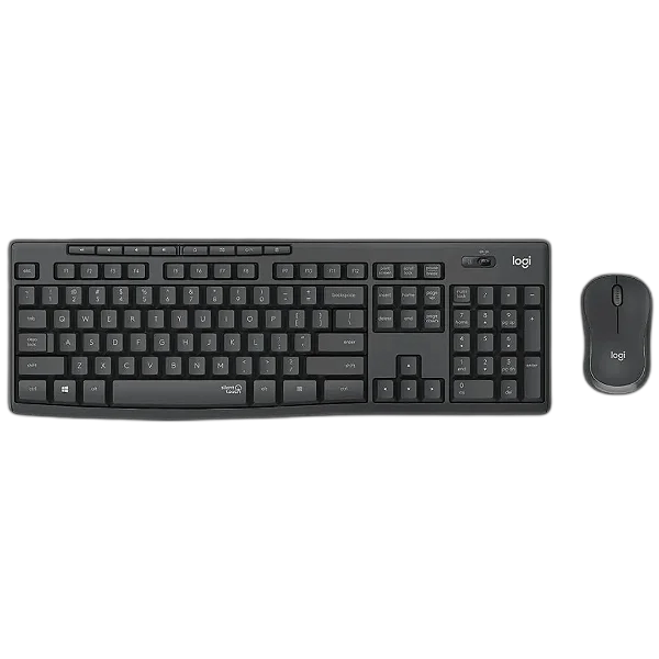 Combo Teclado e Mouse sem fio Logitech MK295, Digitação e Clique Silencioso, Teclas de Mídia, Conexão USB, Pilhas Inclusas, ABNT2, 920-009793