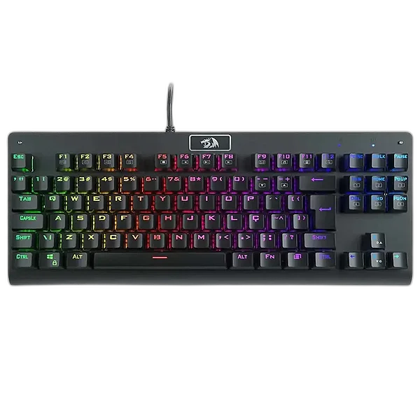 Teclado Gamer Mecânico Redragon Dark Avenger RGB Switch Brown