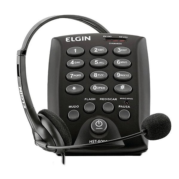 Telefone Elgin HST6000 com Headset