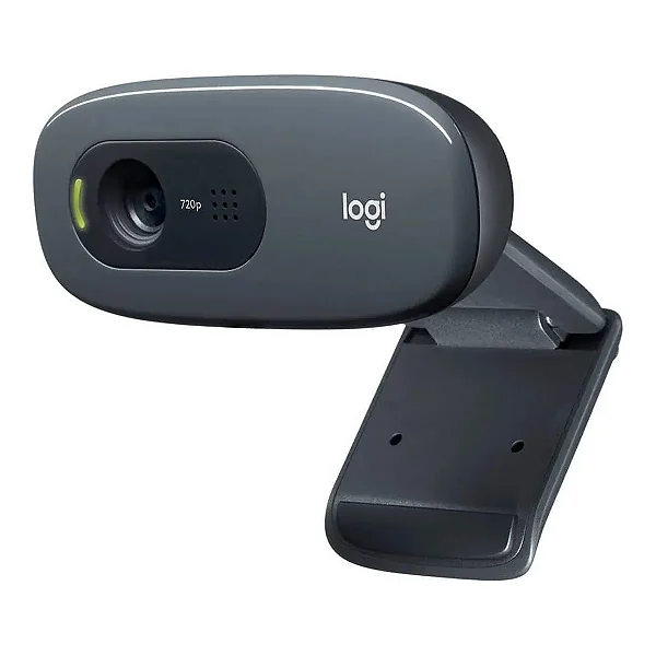 Webcam HD Logitech C270, Microfone Embutido, 720p, 30 FPS, USB 2.0 - 960-000694