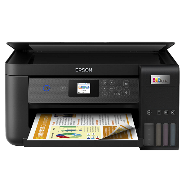 Impressora Multifuncional Tanque de Tinta Epson Ecotank L4260, Colorida, Duplex, Wi-Fi, Conexão USB, Bivolt