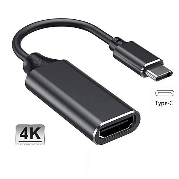 Conversor USB Tipo C para HDMI 4K