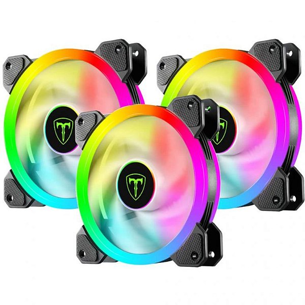 Cooler FAN 120 mm T-Dagger T-TGF513 3 Pack RGB