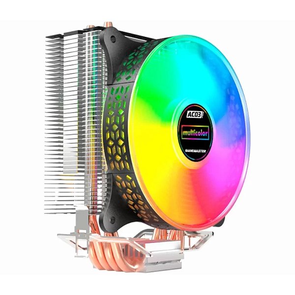 Cooler Processador Intel e AMD K-Mex AC03 RGB