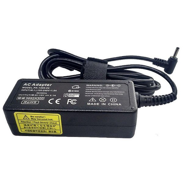 Fonte para Ultrabook Samsung 19V 2.1A 40W