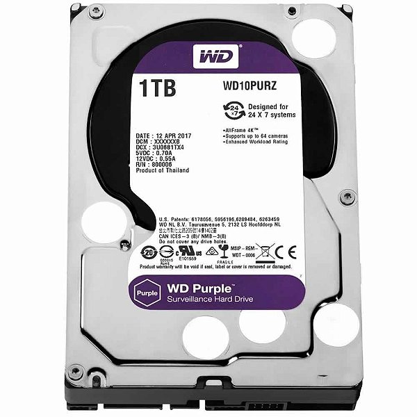 HD Purple 1TB WD WD10PURX