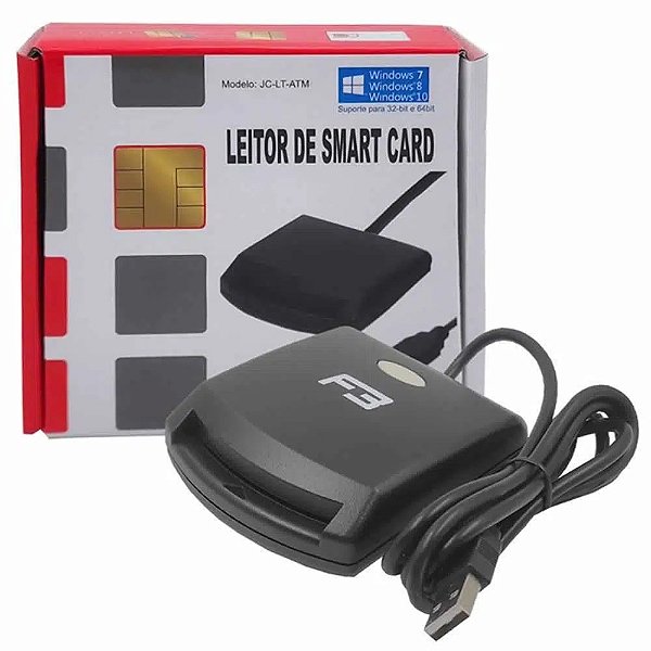 Leitor de Cartão Smartcard  USB 2.0 JC-LT-ATM