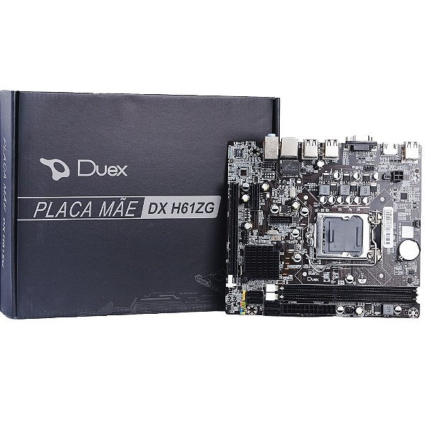 Placa Mãe Duex DX H61Z M2 Para Intel LGA 1155 DDR3