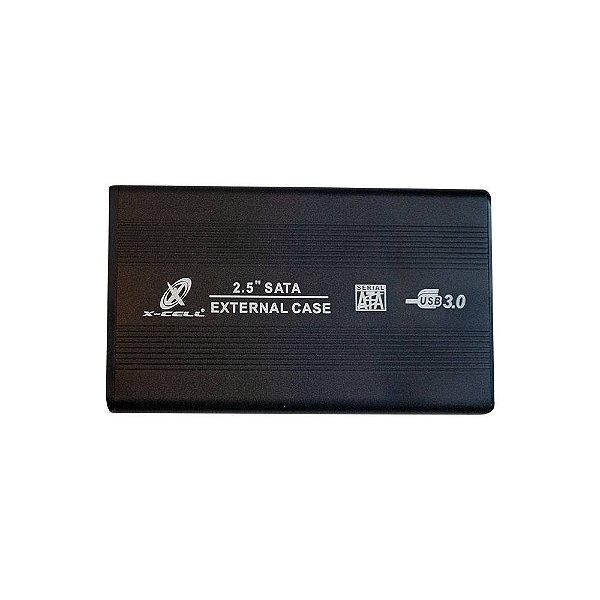 Case para HD 2.5 SATA USB 3.0 X-Cell XC-SATA1