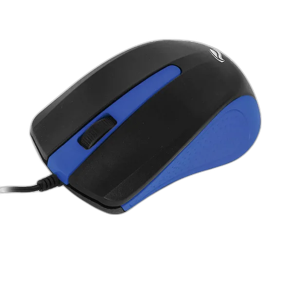 Mouse USB C3Tech MS-20BL Azul , Compatível com PC e Mac, Resolução de 1000 DPI, Cabo de 115cm