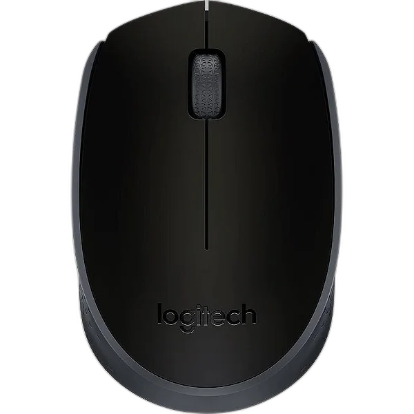 Mouse Sem Fio Logitech M170 Preto, Ambidestro, Compacto, Pilha Inclusa, 910-004940