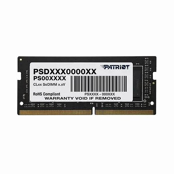 Memória RAM 16GB DDR4 Notebook 3200 MHz Patriot PSD416G32002S