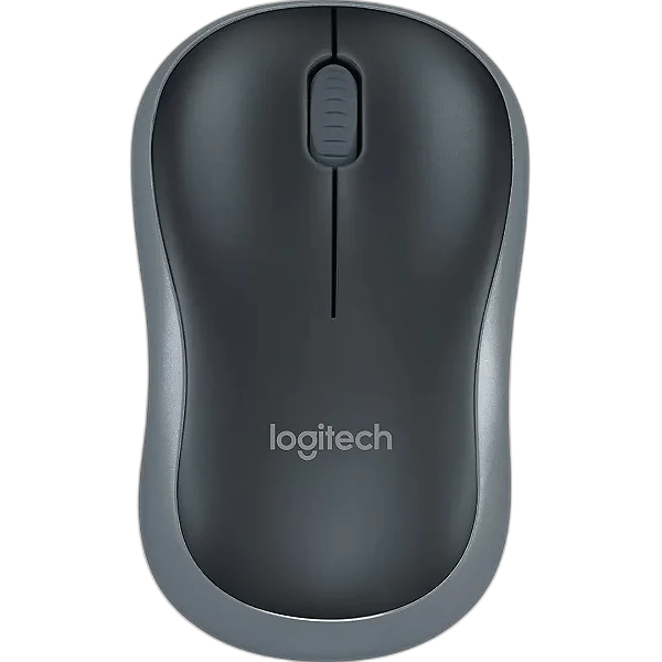 Mouse Sem Fio Logitech M185 Cinza, Design Ambidestro, Compacto, Pilha Inclusa, 910-002225