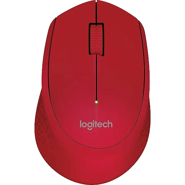 Mouse Sem Fio Logitech M280, Wireless 2.4 Ghz, 1000 DPI, Vermelho, 910-004286