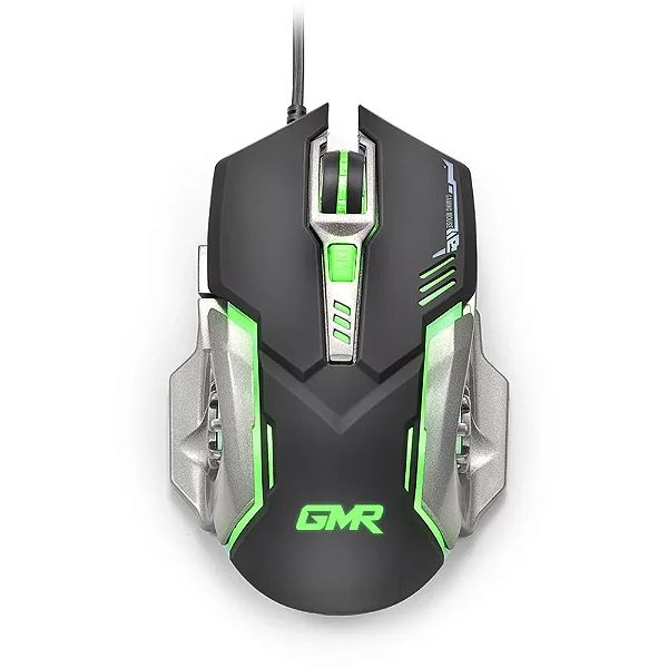 Mouse Gamer Multi Preto e Grafite 2400dpi com 6 botões MO269