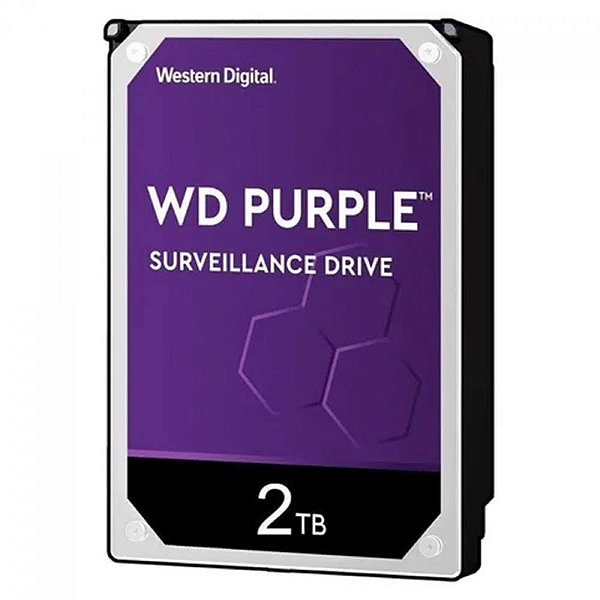 HD Purple 2TB SATA III Western Digital Surveillance WD20PURZ