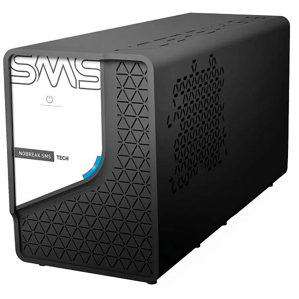 Nobreak SMS Tech 600VA, 6 tomadas, Entrada bivolt e Saída 115V, 0029300