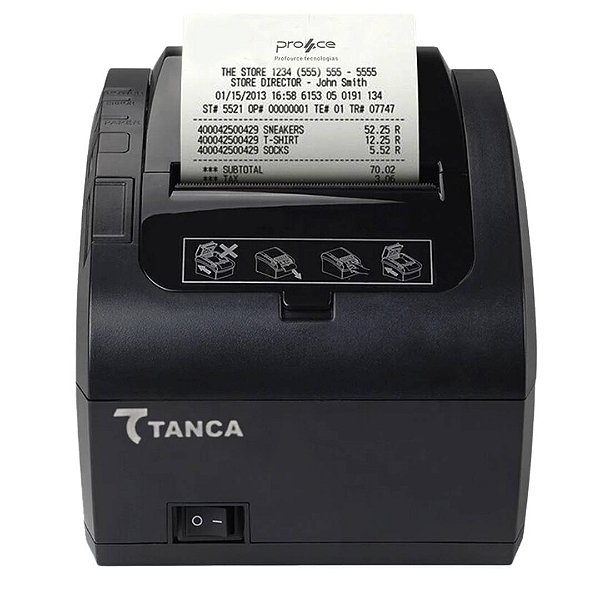 Impressora Térmica Não Fiscal Tanca TP-550 com Guilhotina, USB