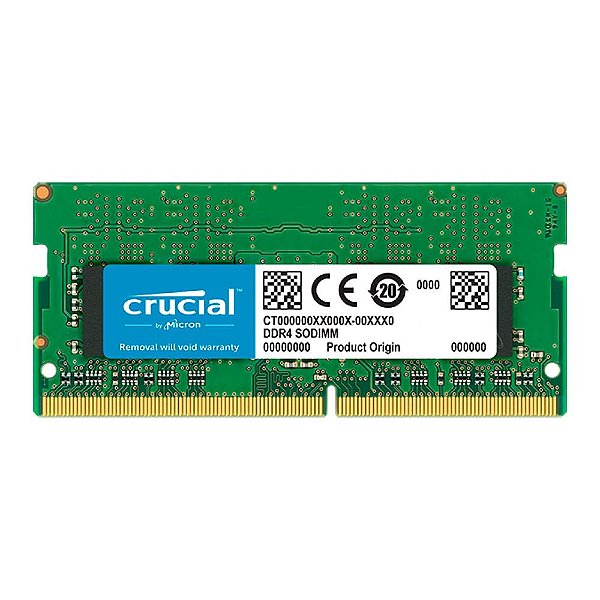 Memória 8GB DDR4 2666MHz Crucial Basics para Notebook - CB8GS2666