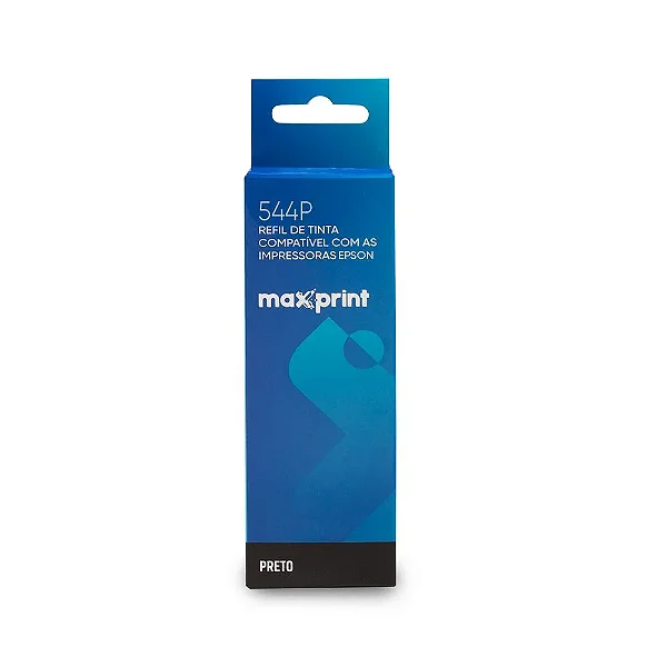 Refil de tinta Maxprint T544120 544P Compatível com Epson, EC01SC61000001