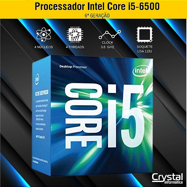 Processador Intel Core i5-6500 3.2 GHz 6 MB 65W 1151