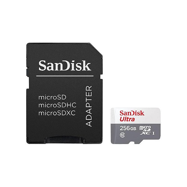 Cartão de Memória Micro SD 256GB SanDisk Classe 10