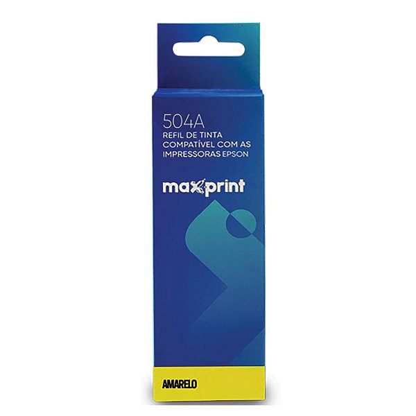 Refil de Tinta Maxprint 504A Compatível Epson Amarelo T504420 - 6116848