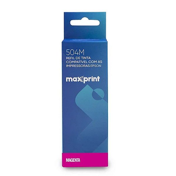 Refil de tinta Maxprint 504M­ magenta Compatível com Epson T504320