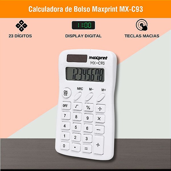 Calculadora de Bolso Maxprint MX-C93