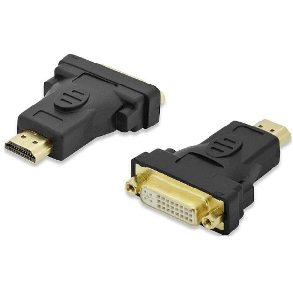Conversor HDMI Macho Para DVI 24+5 Fêmea