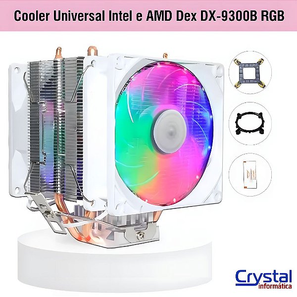 Cooler Universal Intel e AMD Dex DX-9300B RGB