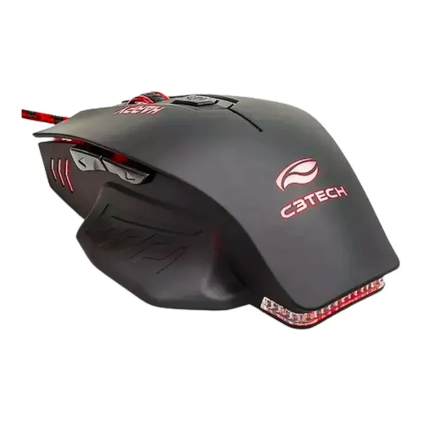 Mouse Gamer C3Tech Harpy 3200 DPI 6 Botões MG-100BK
