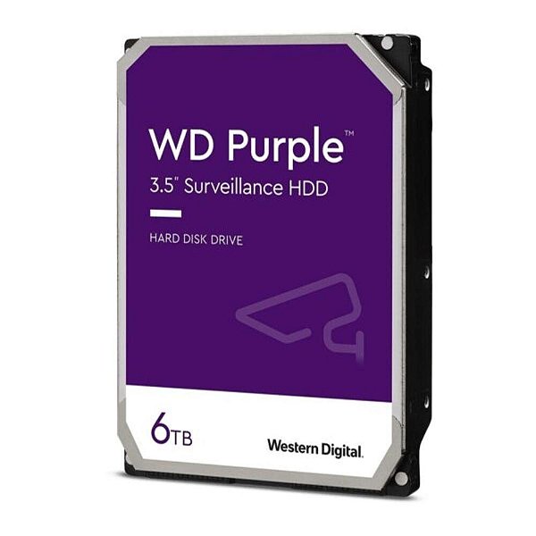 HD Purple 6TB WD WD64PURZ SATA III Para Sistemas de CFTV