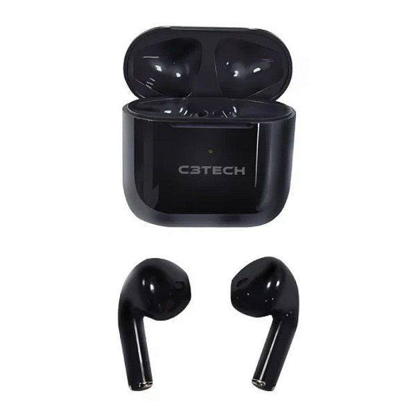 Fone de Ouvido Bluetooth C3Tech EP-TWS-21BK