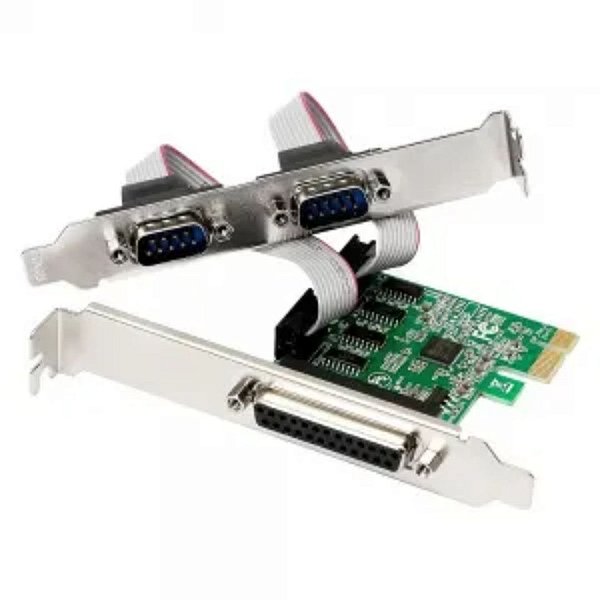 Placa Serial PCI Express 1 Porta Paralela e 2 Seriais Lotus