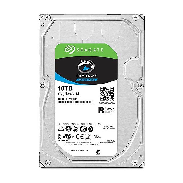 HD 10TB Seagate SkyHawk AI ST10000VE001