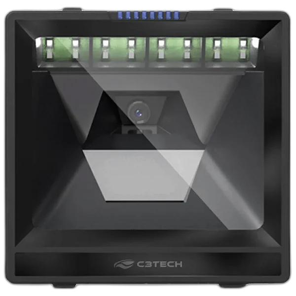 Leitor de Código de Barras Fixo USB 1D/2D C3Tech LB-D2000BK