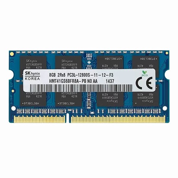 Memória Notebook 8GB DDR3L 1.35V 1600 MHz Hynix