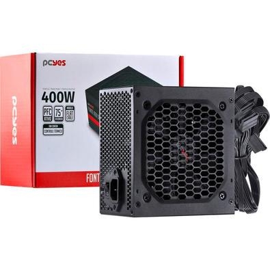 Fonte 400W PCYes Spark PFC Ativo PXSP400WPT
