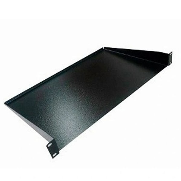 Bandeja Fixa 300mm 19" 1U Preto Hepso