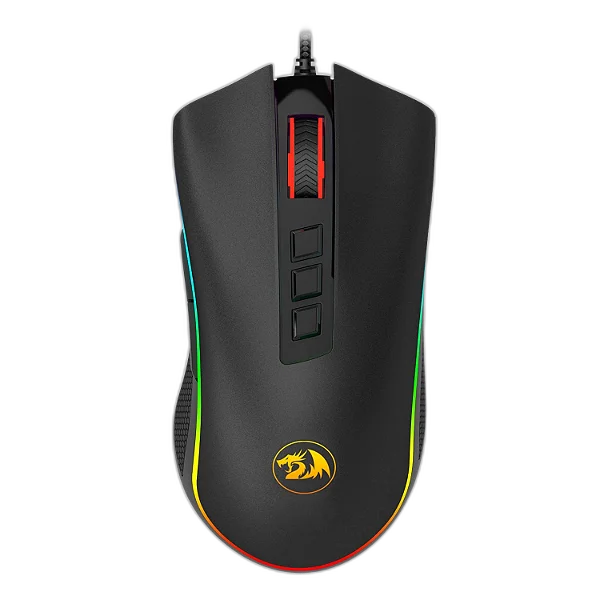 Mouse Gamer Redragon Cobra, Chroma RGB, 10000DPI, 7 Botões, Preto - M711