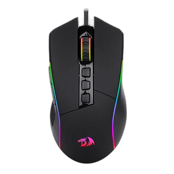 Mouse Gamer Redragon Plank , RGB, 16000DPI, 9 Botoes, USB, Preto, M812-RGB