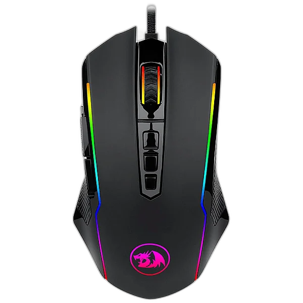 Mouse Gamer Redragon Ranger M910 RGB, 12400 DPI, 9 Botões Programáveis, Black